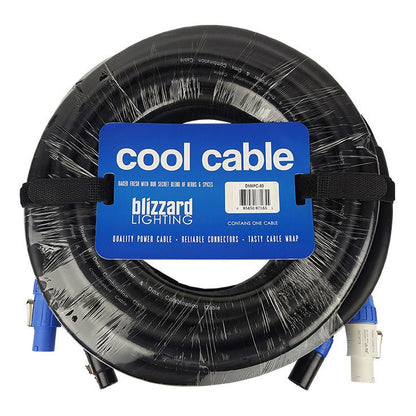 Blizzard Cool Cable Powercon DMX Combo Cable