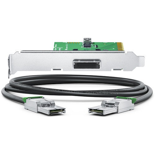 Blackmagic Design PCIe Cable Kit for UltraStudio 4K Extreme with host card and coiled cable