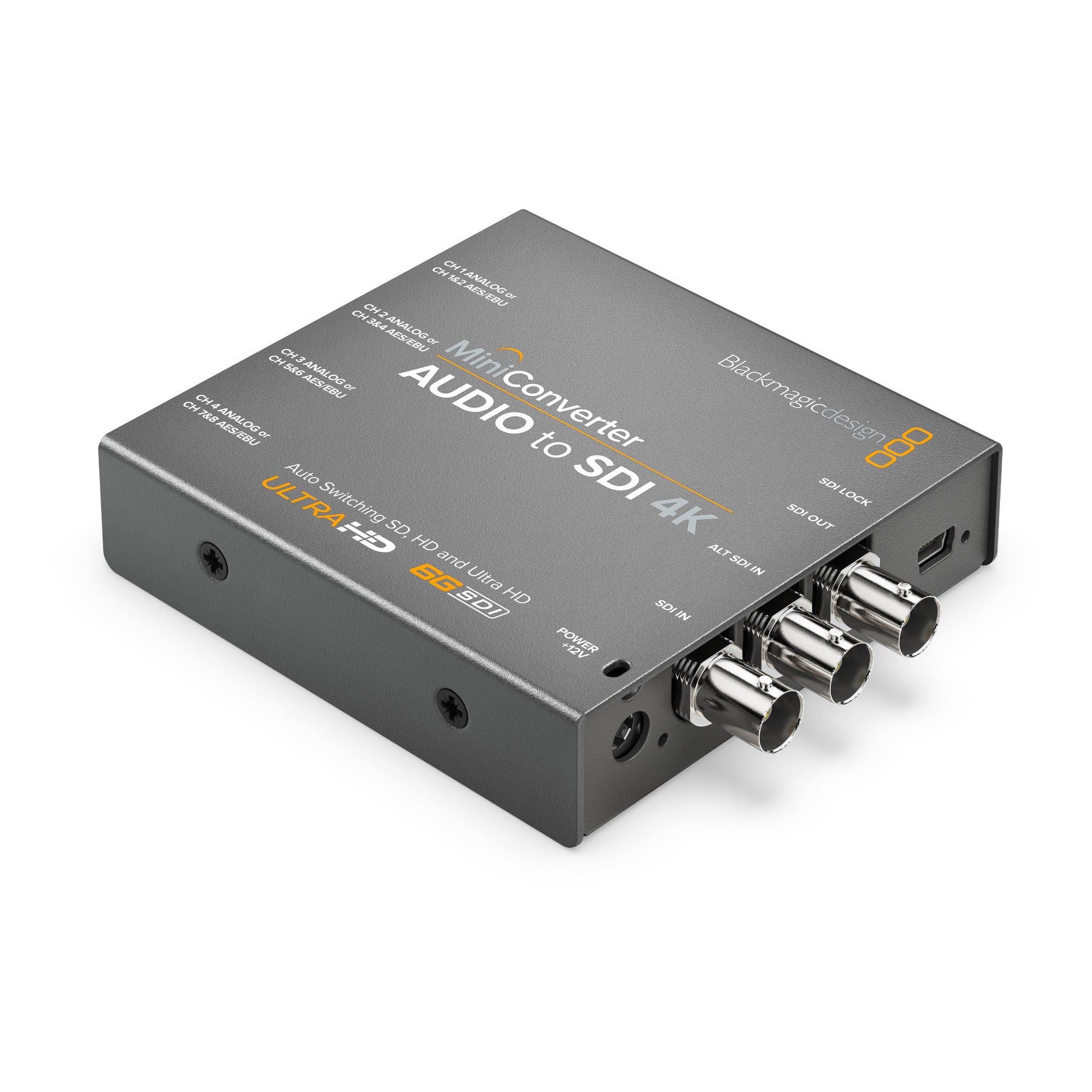 Blackmagic Design Mini Converter Audio to SDI 4K Angle