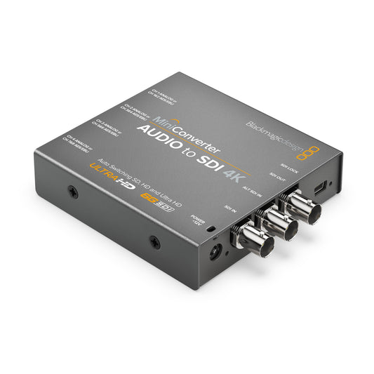 Blackmagic Design Mini Converter Audio to SDI 4K Angle