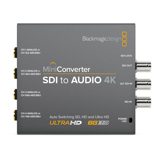 Blackmagic Design Mini Converter SDI to Audio 4K front