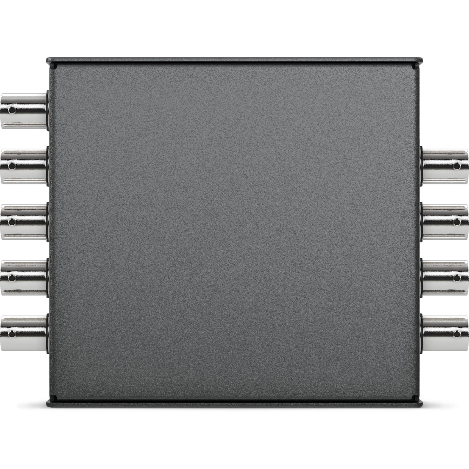 Blackmagic Design Mini Converter SDI Distribution underside showing rows of BNC jacks along each edge