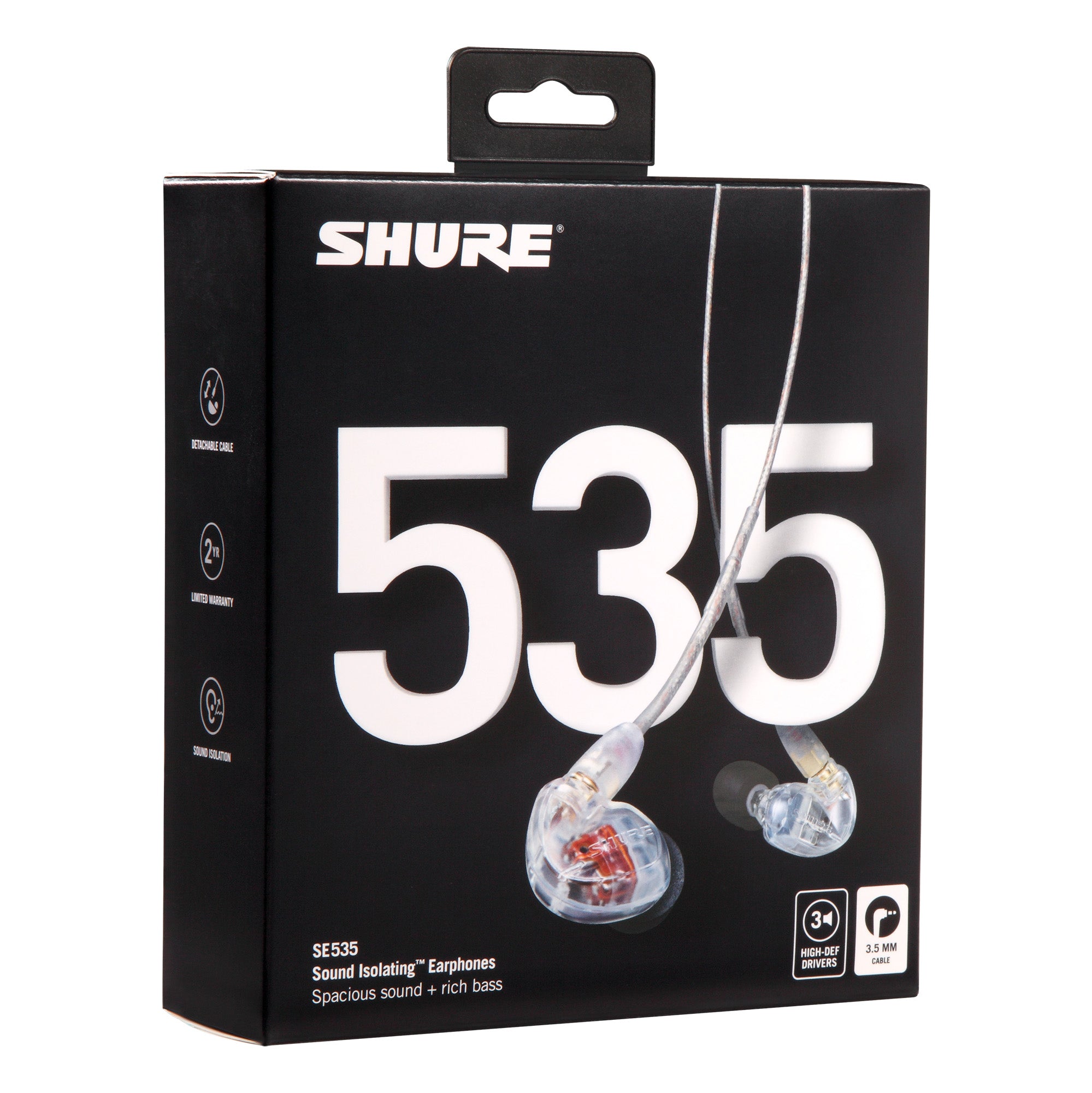 SHURE SE535 有線イヤホン クリア SE535-CL-A 2022 Shure SE535 PRO Professional Sound Isolating Earphones – SoundPro
