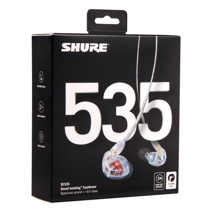 Shure SE535-CL Sound Isolating Earphones box