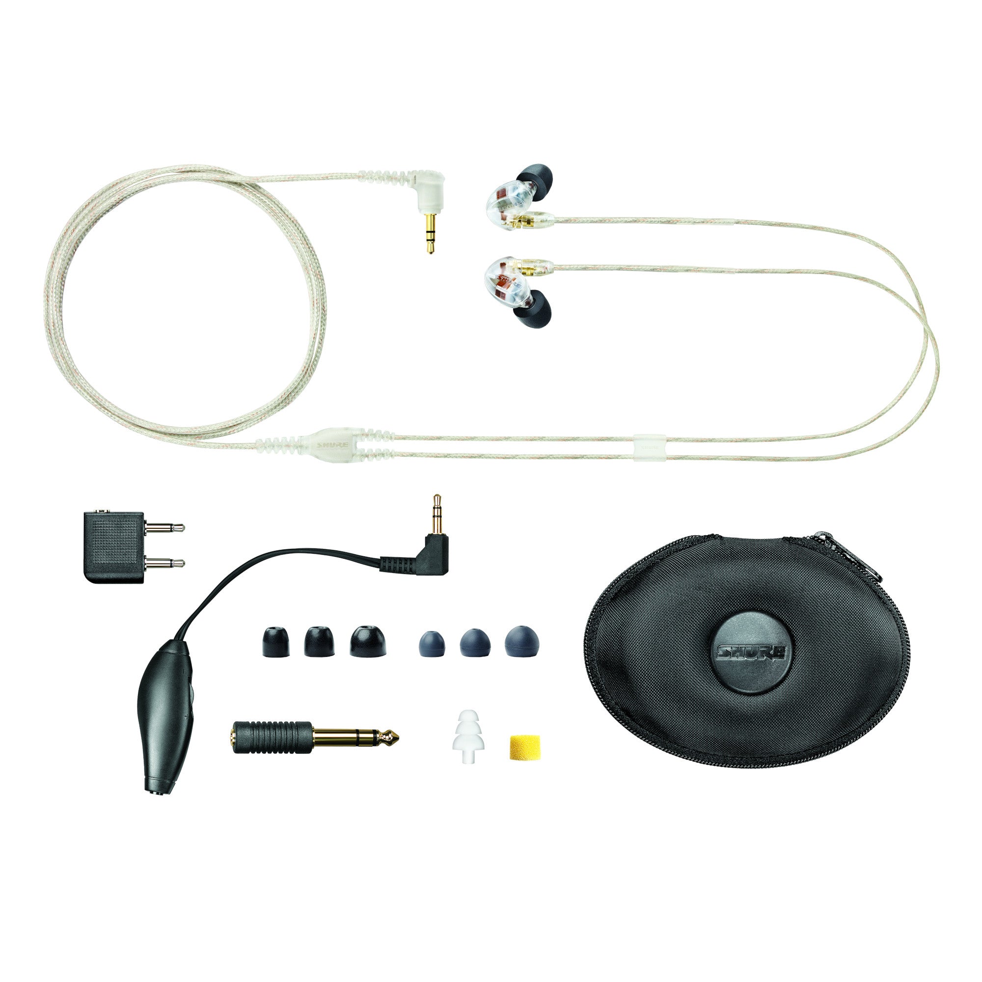 美品　SHURE SE535 純正Bluetoothユニット付 Shure SE535 Sound Isolating Earphones - Clear | Guitar Center