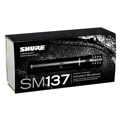 Shure SM137 Instrument Cardioid Condenser Microphone box