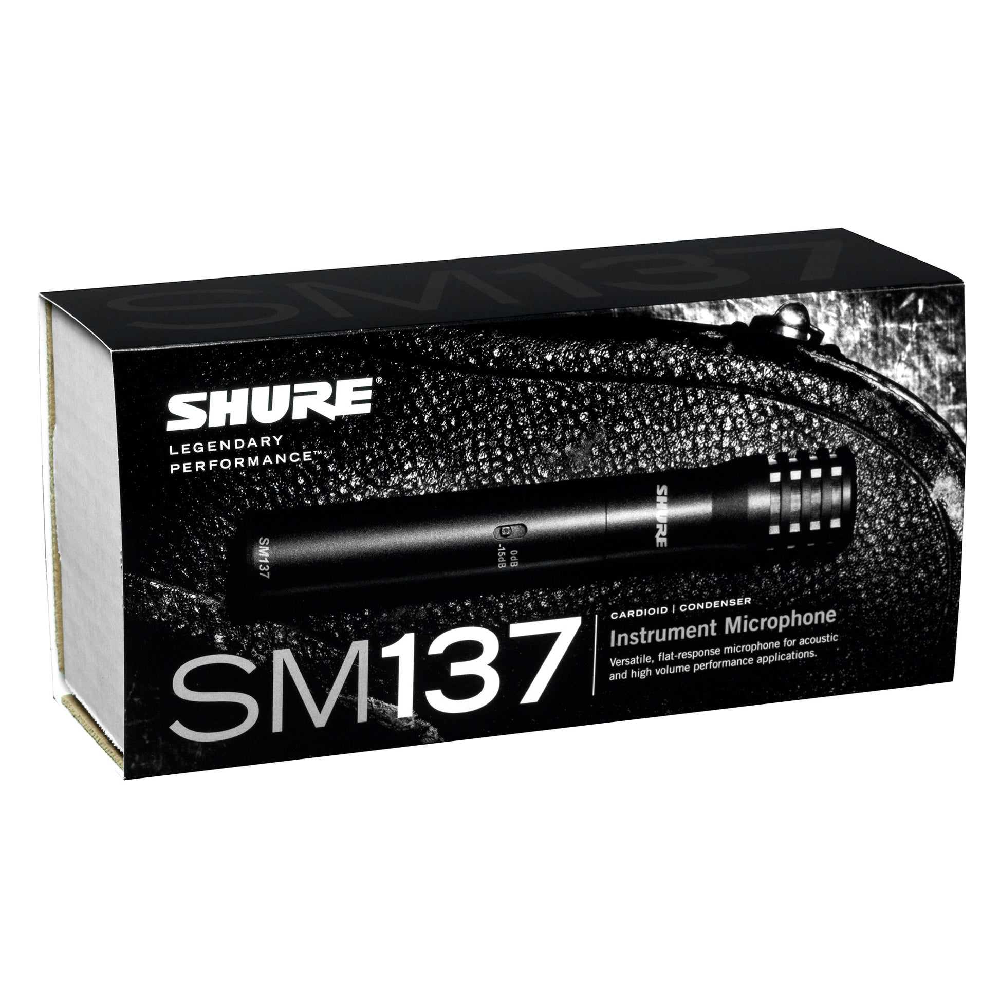 Shure SM137 Instrument Cardioid Condenser Microphone box