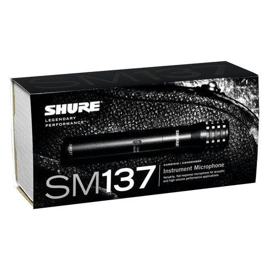 Shure SM137 Instrument Cardioid Condenser Microphone box