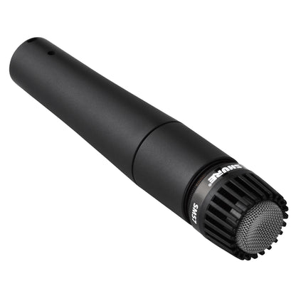 Shure SM57 Dynamic Instrument Microphone - top angle view