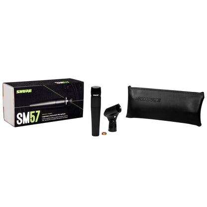Shure SM57 Dynamic Instrument Microphone included accessories