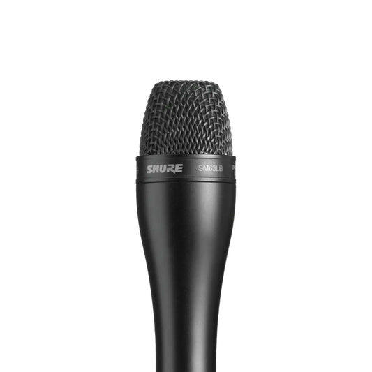 Shure SM63 Omnidirectional Dynamic Microphone | Model: SM63LB