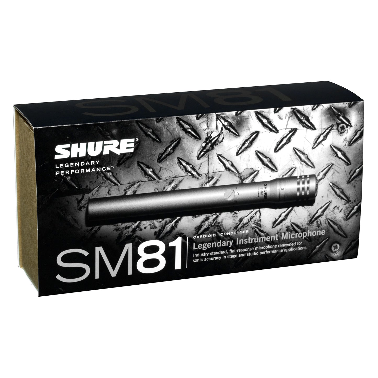Shure SM81 Condenser Instrument Microphone box