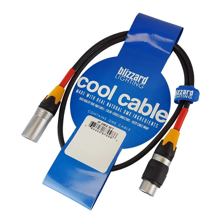Blizzard Cool Cable 3-Pin IP65 Rated DMX Cable