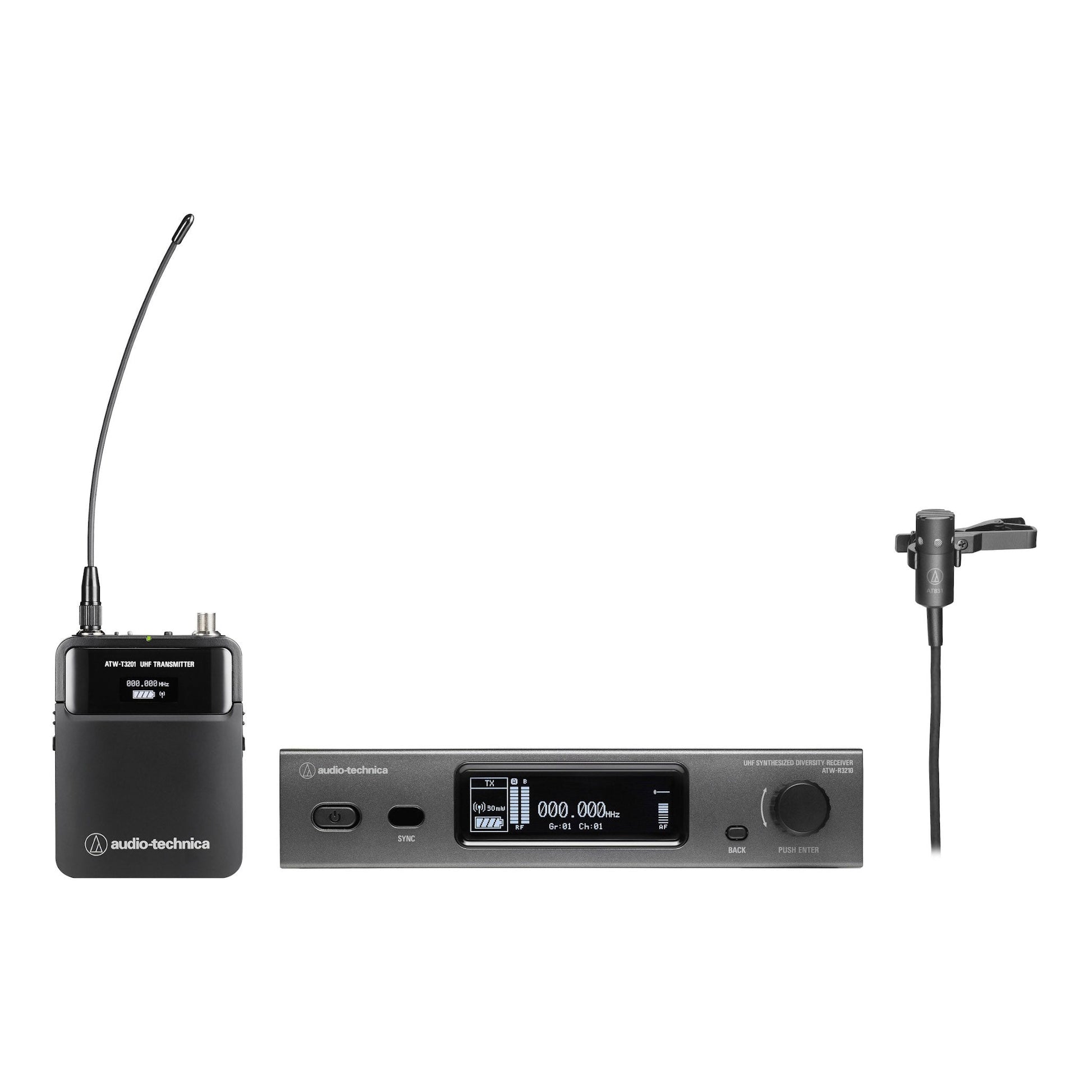 Audio-Technica ATW-3211/831 Wireless Lavalier System