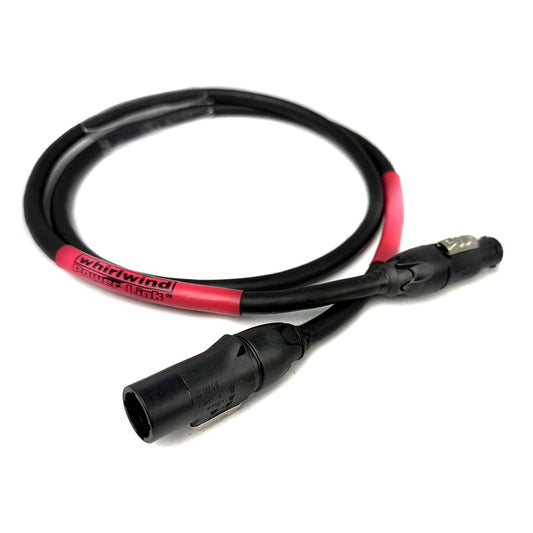 Whirlwind PowerCON TRUE1 Inlet-to-Outlet Cable For Power Link | 100 ft