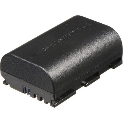 Blackmagic Design BATT-LPE6M/CAM lithium-ion camera battery angled view showing contact terminals