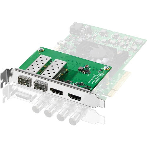 Blackmagic Design DeckLink 4K Extreme 12G HDMI 2.0 PCIe capture card with optical fiber and HDMI ports