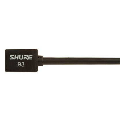 Shure WL93 Miniature Lavalier Microphone,  Cable: 4 Feet | Color: Black