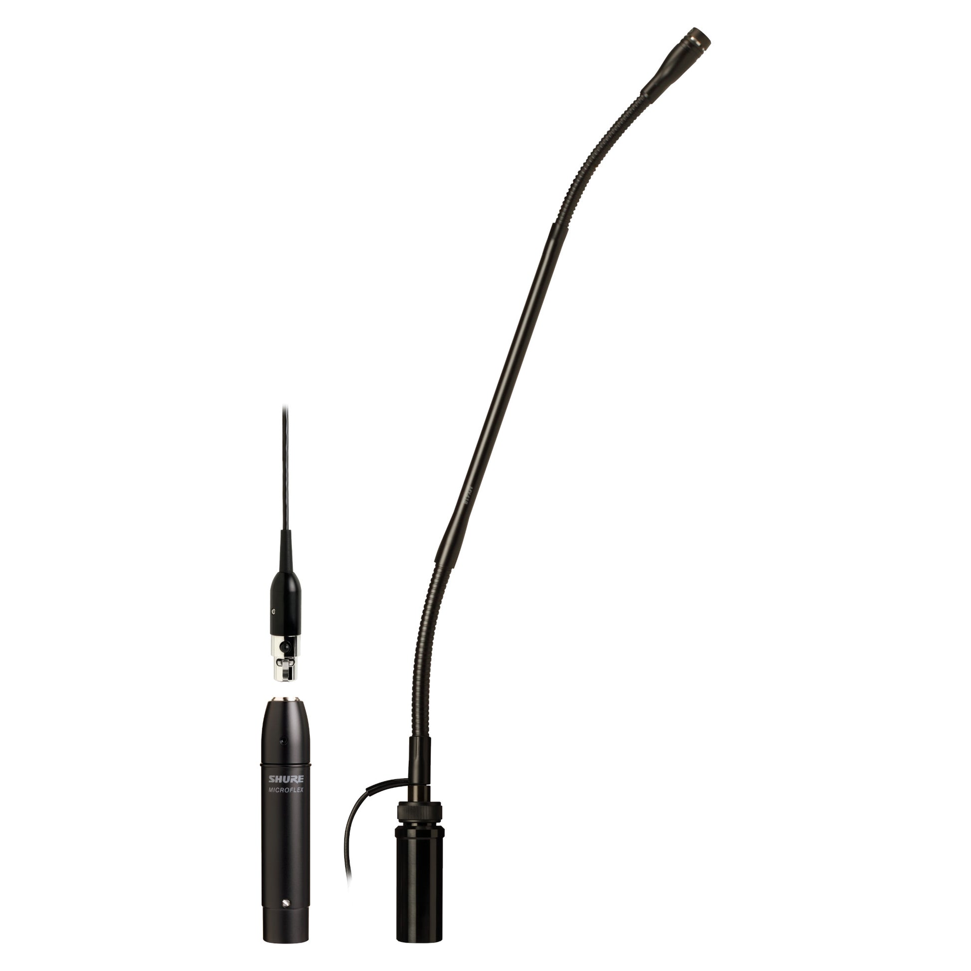 Shure MX412SE Microflex 12-Inch Gooseneck Microphone (Preamp & Shockmount)