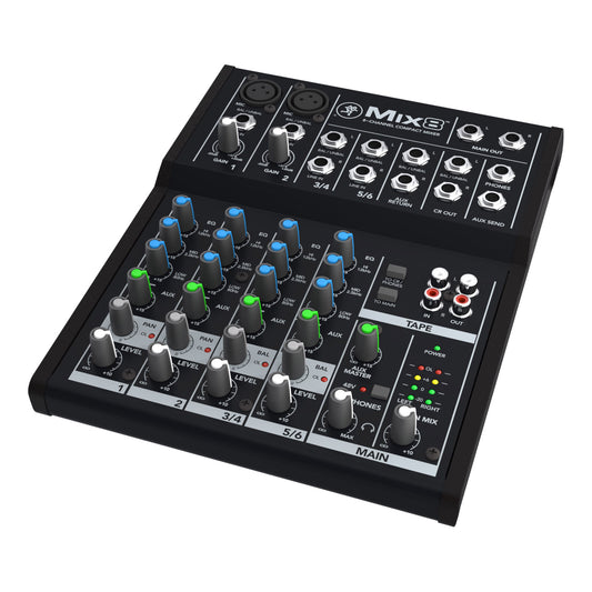 Mackie Mix8 8-Channel Compact Mixer