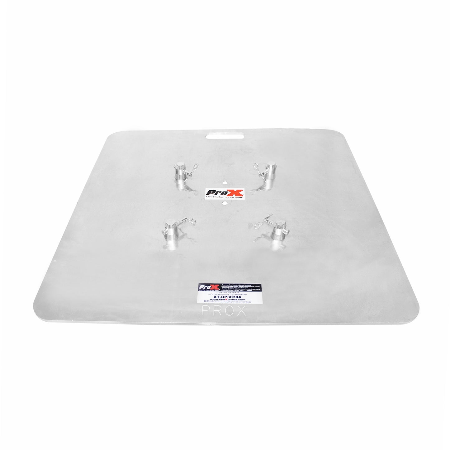 ProX Truss Base Plate For F34 Conical Square Truss | 30 in x 30 in | 8 mm | Aluminum