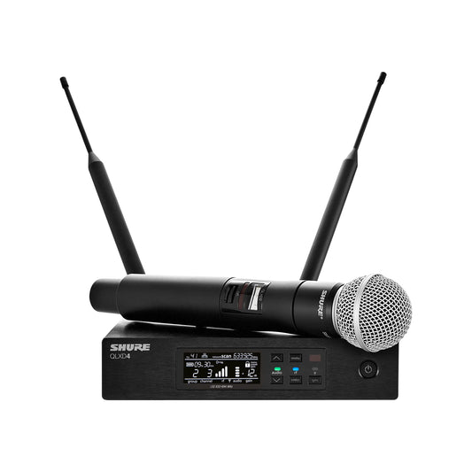 Shure QLXD2/SM58 Digital Wireless Handheld Microphone Transmitter | Frequency: G50 (470-534 MHz)