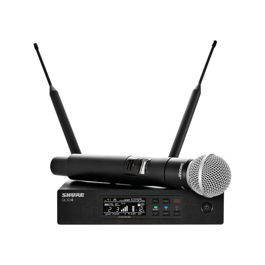 Shure QLXD2/SM58 Digital Wireless Handheld Microphone Transmitter | Frequency: H50 (534-598 MHz)