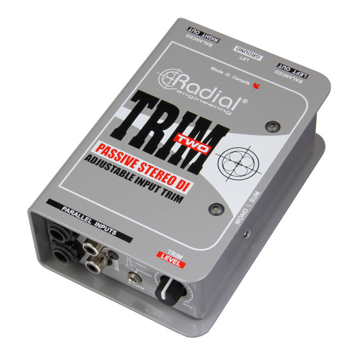 Radial Trim-Two Passive Stereo Direct Box with Level Control