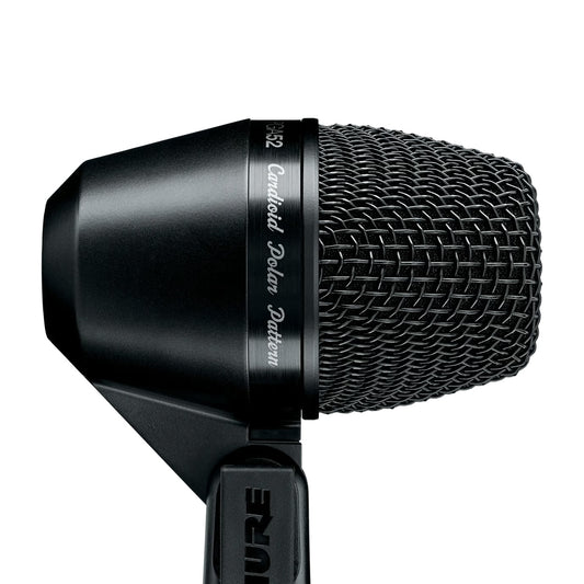 Shure PGA52 Cardioid Dynamic Kick Drum Microphone | Model: PGA52-XLR