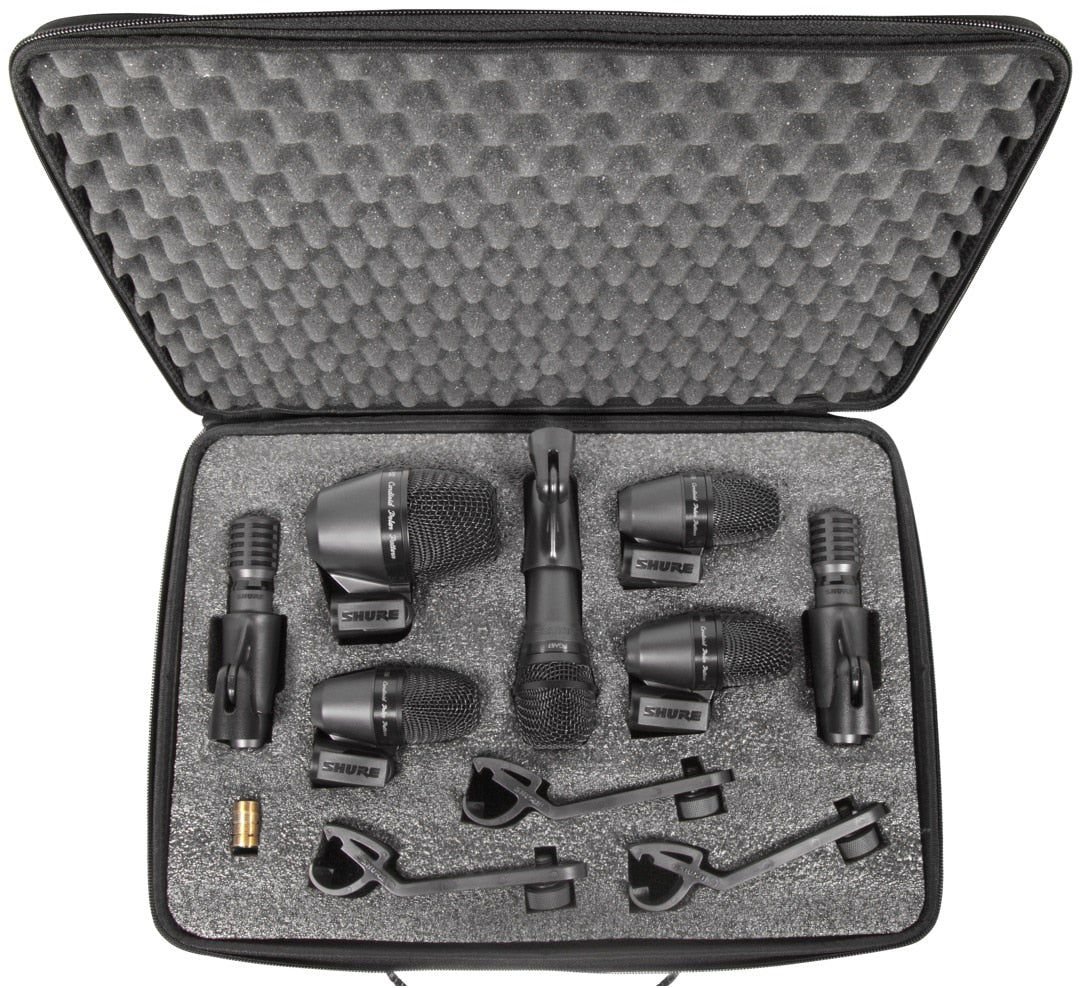 Shure PGADRUMKIT7 Drum Microphone Kit in Case