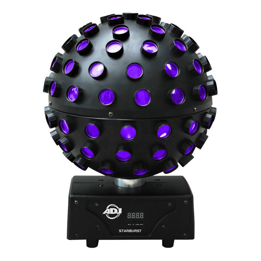 ADJ Starburst RGBWY+Purple LED Mirror Ball Effect Fixture