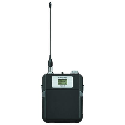 Shure ADX1 Bodypack Transmitter front front
