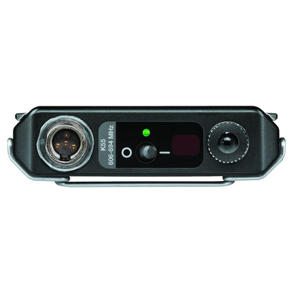 Shure ADX1 Bodypack Transmitter front top