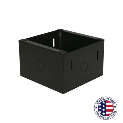 Lowell Speaker Enclosure Acoustic Back Can for Ceiling Install | 4" | Steel | Recessed
