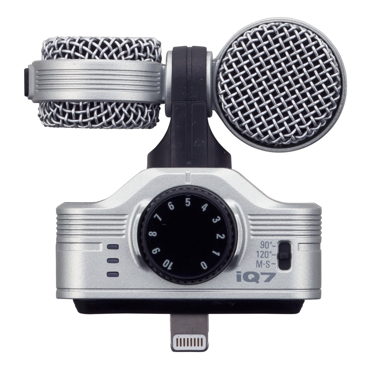 Zoom iQ7 M-S Stereo Microphone for iOS front