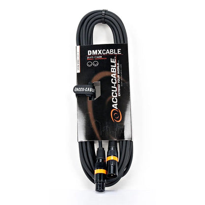 Accu-Cable AC3PDMX 3-Pin Male to Female DMX Cable