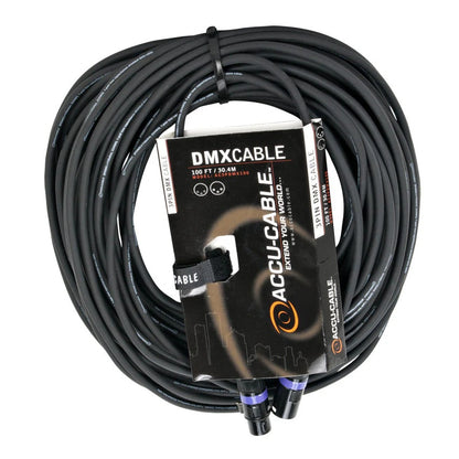 Accu-Cable AC3PDMX 3-Pin Male to Female DMX Cable