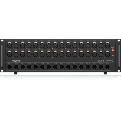 Midas DL32 32 Input, 16 Output Stage Box with 32 Midas Microphone Preamplifiers
