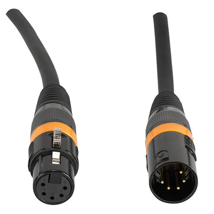 Accu-Cable AC5PDMX 5-Pin Male to 5-Pin Female DMX Cable
