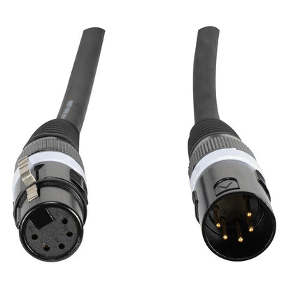 Accu-Cable AC5PDMX 5-Pin Male to 5-Pin Female DMX Cable