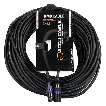 Accu-Cable AC5PDMX 5-Pin Male to 5-Pin Female DMX Cable
