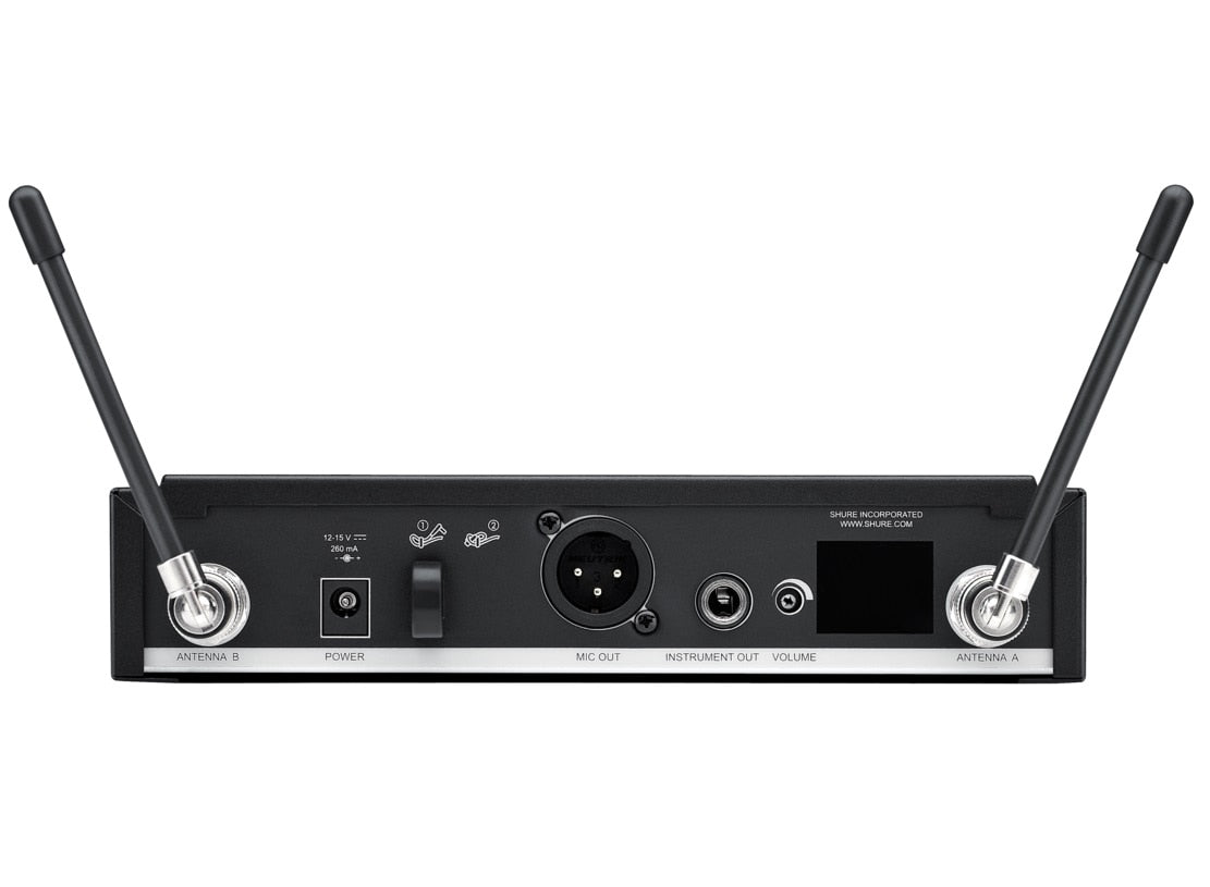 Shure BLX4R Receiver back