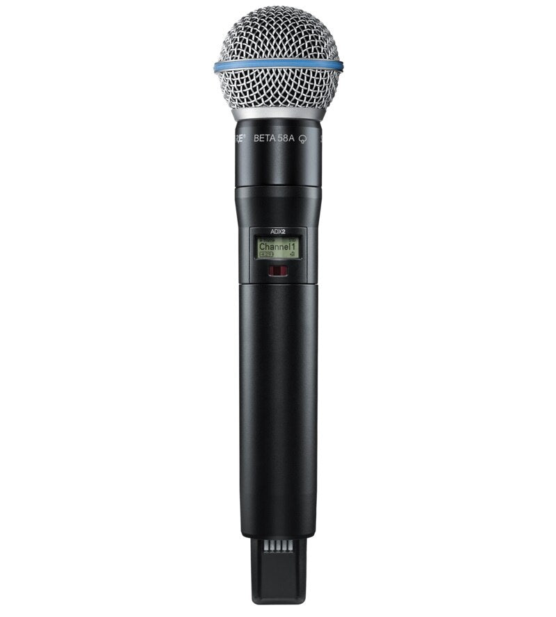 Shure ADX2/B58 Axient Digital Wireless Handheld Microphone Transmitter | Frequency: G57 (470-608 MHz)