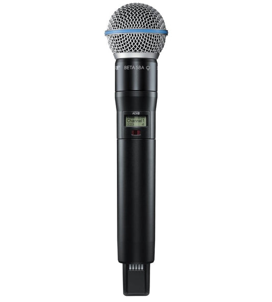 Shure ADX2/B58 Axient Digital Wireless Handheld Microphone Transmitter | Frequency: K54 (606-663 MHz)
