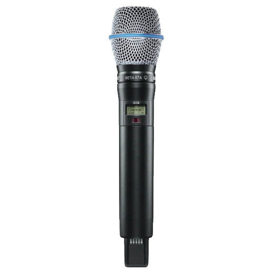 Shure ADX2/B87C Axient Digital Wireless Handheld Microphone Transmitter | Frequency: G57 (470-608 MHz)