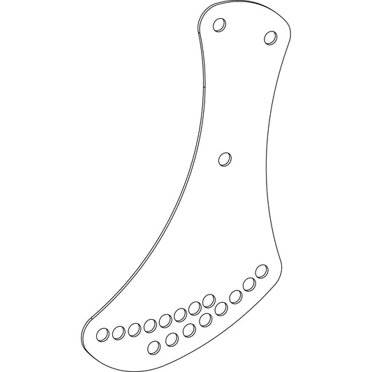 DAS Audio AXA Vertical/Horizontal Joining Plates for ARCO Cabinets Joining Plates | White