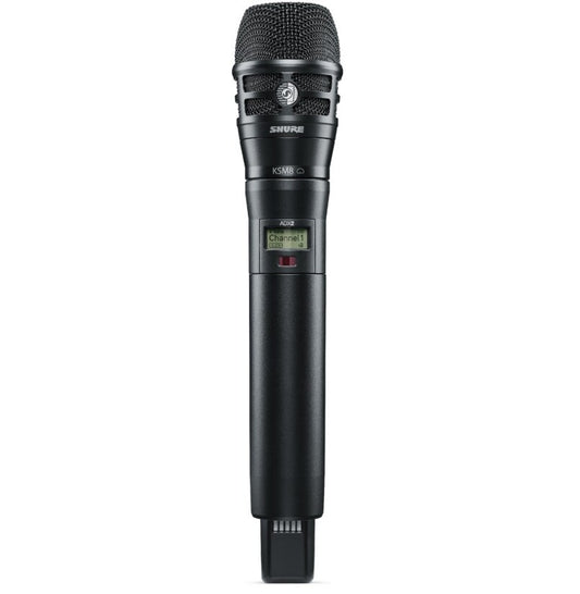 Shure ADX2/K8 Axient Digital Wireless Handheld Microphone Transmitter, Frequency: X55 (941-960 MHz) | Color: Black