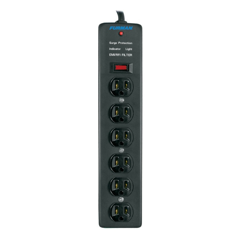 Furman SS-6 AC 6 Outlet Surge Suppressor Strip