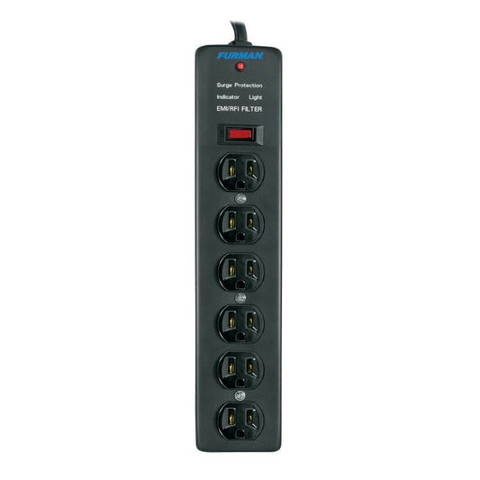 Furman SS-6 AC 6 Outlet Surge Suppressor Strip