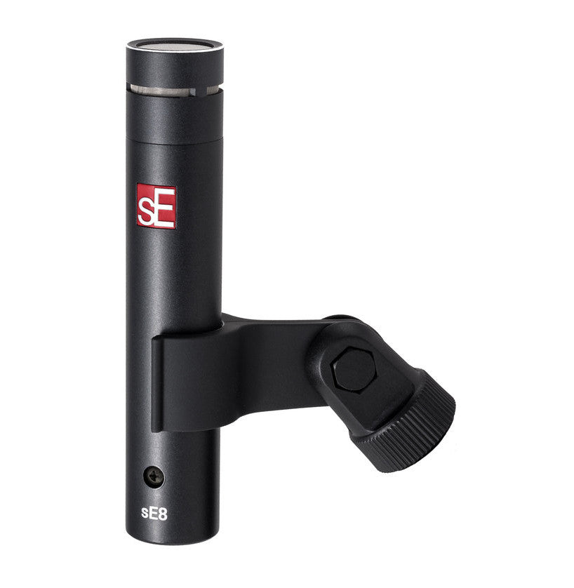 sE Electronics sE8 Small Diaphragm Cardioid Condenser Microphone in clip